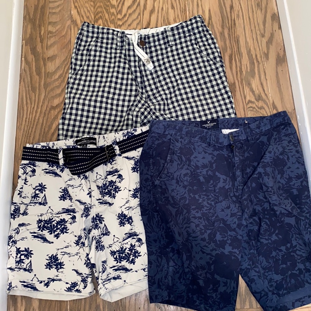 3 pack walking shorts bundle